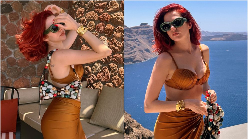 Lidia Buble a aprins imaginația fanilor cu imagini din vacanță. Roșcata s-a lăsat fotografiată în ipostaze incendiare