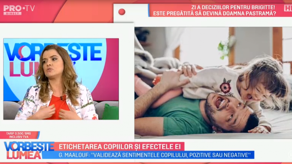 VIDEO Gabriela Maalouf, despre etichetarea copiilor și efectele