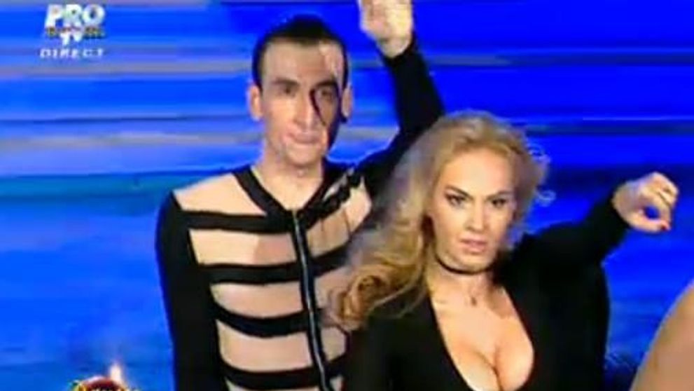Roxana Ionescu si Stefan Rebeja - dans in conditii extreme! VIDEO