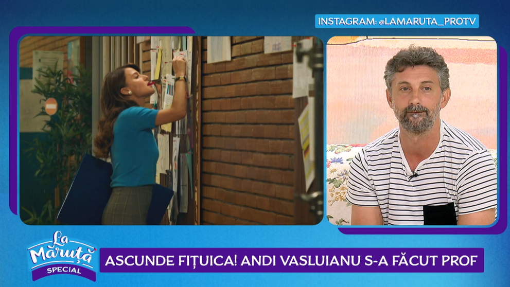 Un nou proiect începe la PRO TV. Andi Vasluianu, despre serialul Profu'
