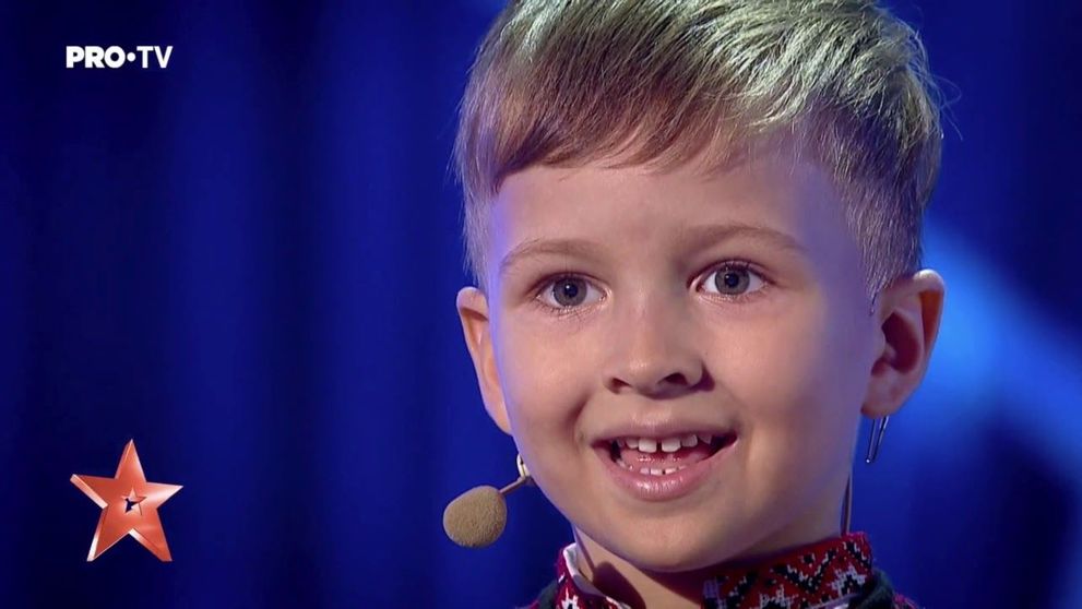 Vlad Ciobanu, copilul minune care știe peste 100 de poezii, revine pe scena de la Românii au talent! Cum i-a cucerit pe jurați
