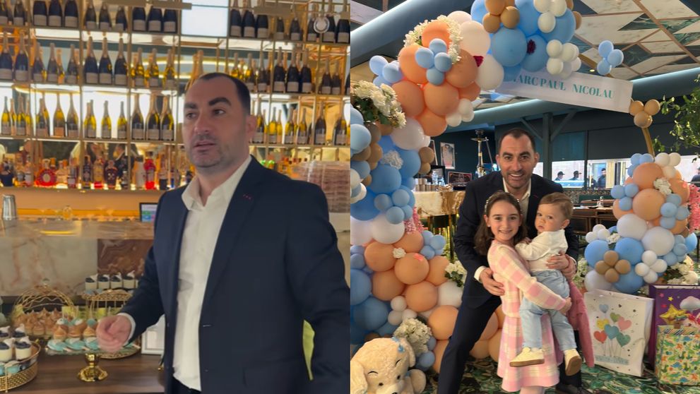 Ce soră frumoasă și elegantă are Pescobar! Apariție rară la ziua nepoțelului său: „Familia mea minunată”