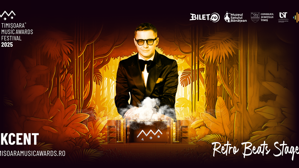 Akcent va fi prezent pe scena Timișoara Music Awards Festival 2025