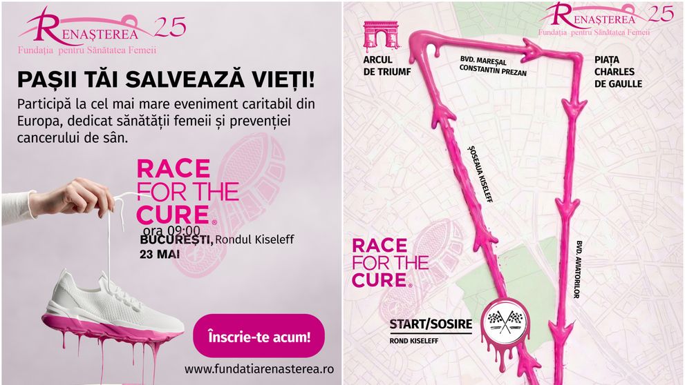 Race for the Cure România 2026: cel mai important eveniment dedicat sănătății femeii