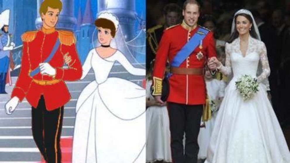 Coincidenta plina de haz: Nu-i asa ca nunta lui Catherine seamana cu nunta Cenusaresei? FOTO