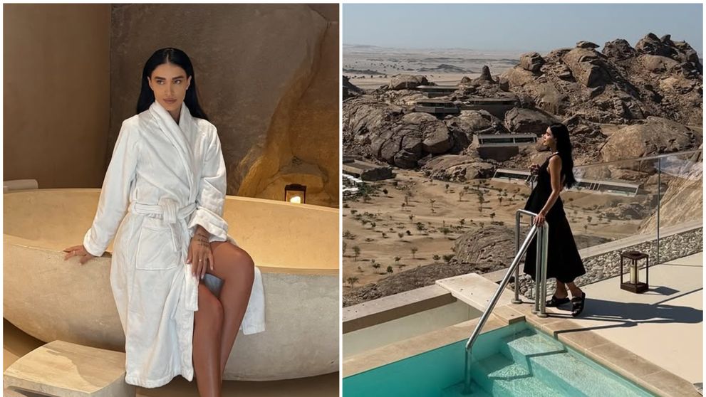 Un hotel săpat în stâncă, peisaje extraterestre și lux absolut! Adelina Pestrițu, noi imagini fabuloase din locația pe care puțini și-o permit