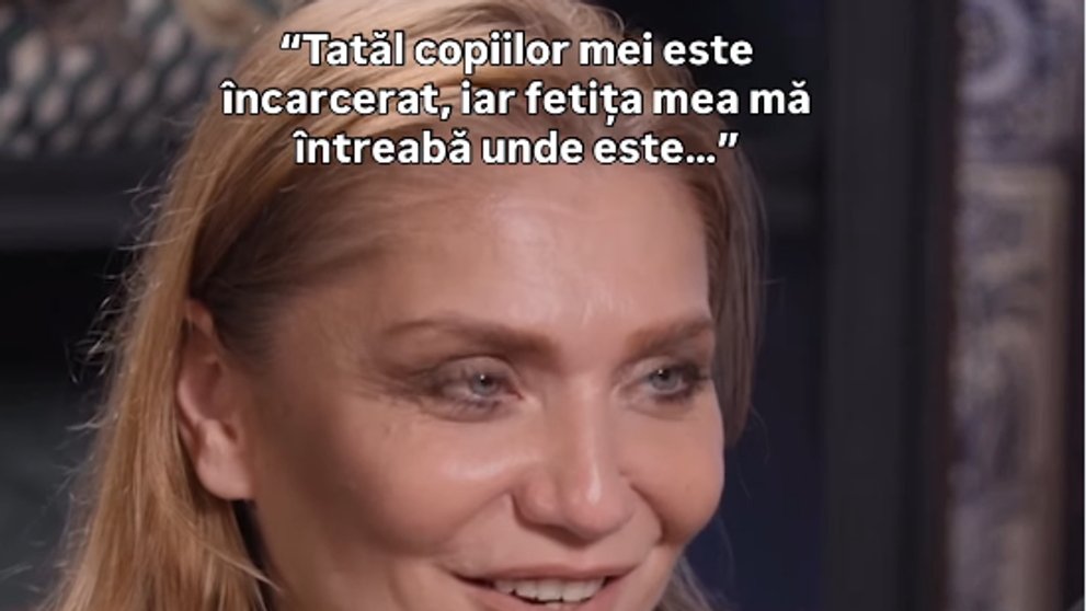 Cristina Cioran, cu lacrimi în ochi: “Ema nu știe unde este tatăl ei, mă întreabă zilnic când vine acasă. Este încarcerat la Rahova”
