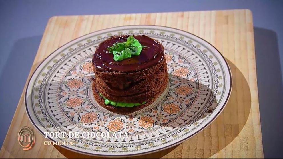 Masterchef 2024, 1 octombrie. Alis Nuță - Tort de ciocolată cu mentă