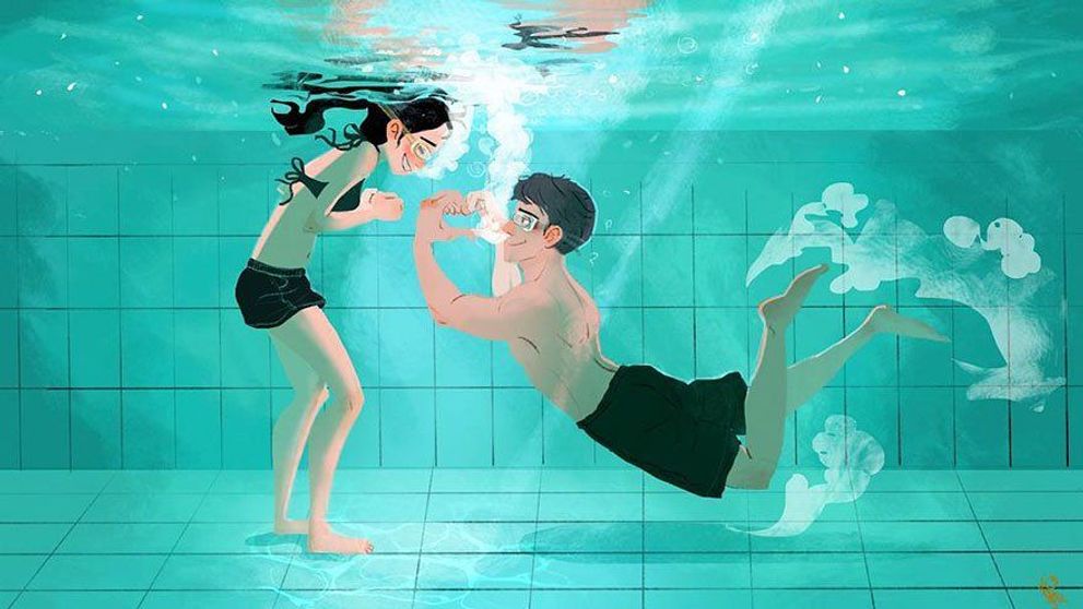 Ilustratiile care dezvaluie latura sensibila a barbatilor. O femeie le-a expus intr-o serie de desene adorabile