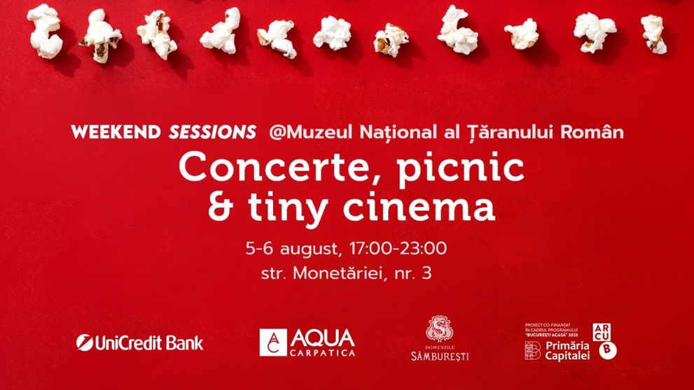 Ultima întâlnire Weekend Sessions are loc la Muzeul Național al Țăranului Român, în weekend-ul 5-6 august