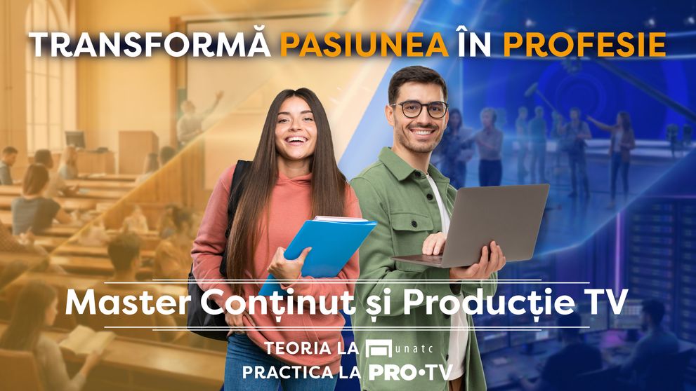 PRO TV și UNATC continuă Programul de Excelență dedicat viitoarei generații de profesioniști din televiziune: „Tinerii care intră în acest program nu vor finaliza doar un ciclu de învățământ, ci vor ieși cu experiență și conexiuni reale”