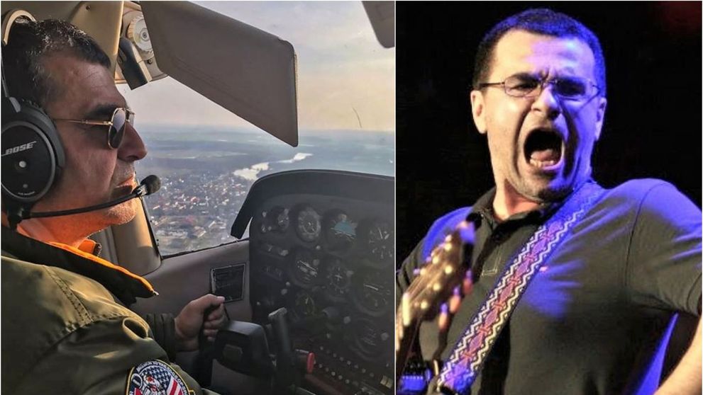 Mihai Mărgineanu merge la concerte cu avionul, pe care îl pilotează singur