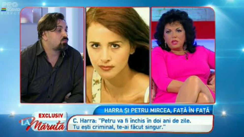 Carmen Harra si Petru Mircea, fata in fata: 