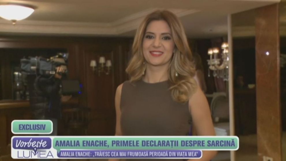 Amalia Enache, primele declaratii despre minunea din viata ei. Cum se simte si cat de bine arata viitoarea mamica
