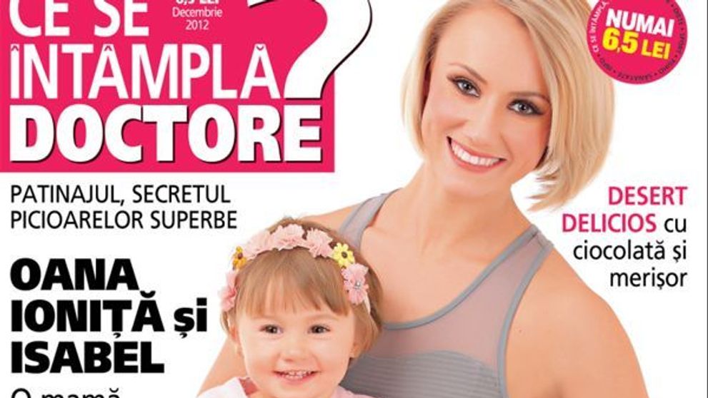 Oana Ionita, primul pictorial impreuna cu fetita ei, Isabel