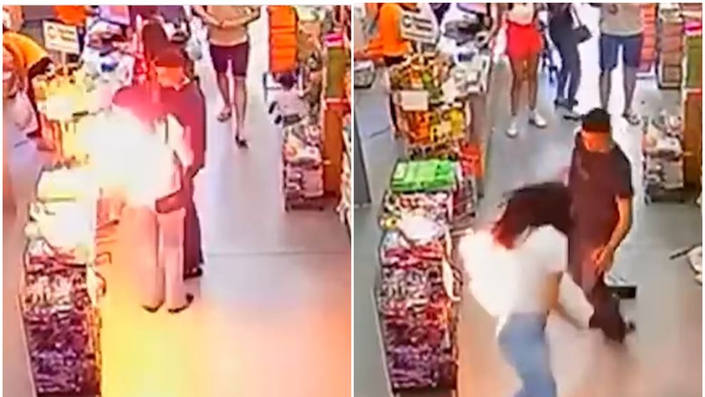Scene de groază într-un supermarket aglomerat: o femeie a fost cuprinsă de flăcări. Ce i s-a întâmplat victimei