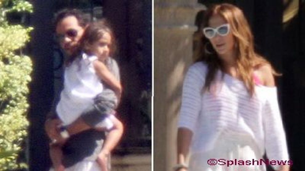 Jennifer Lopez si Marc Anthony, surprinsi din nou impreuna