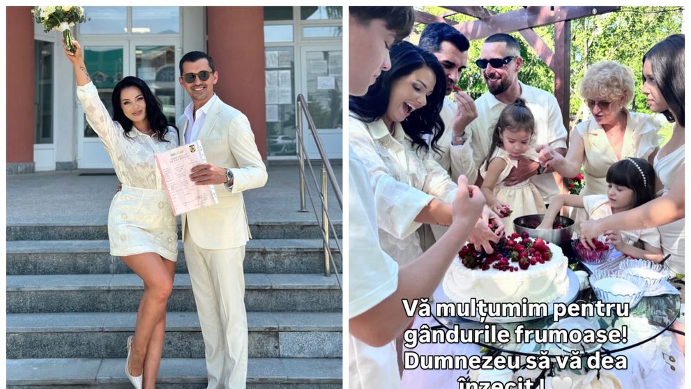 Deea Maxer s-a căsătorit cu Constantin Cataramă. Primele imagini de la petrecere