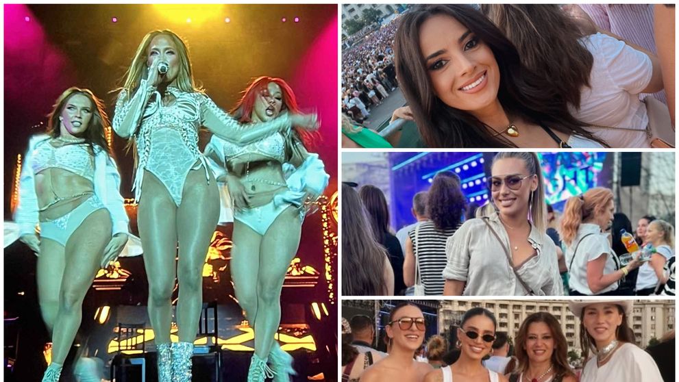 Cum s-au distrat vedetele la concertul lui Jennifer Lopez de la București. Andreea Esca: „Le doresc tuturor domnișoarelor de 20 de ani să fie ca J Lo la 56”