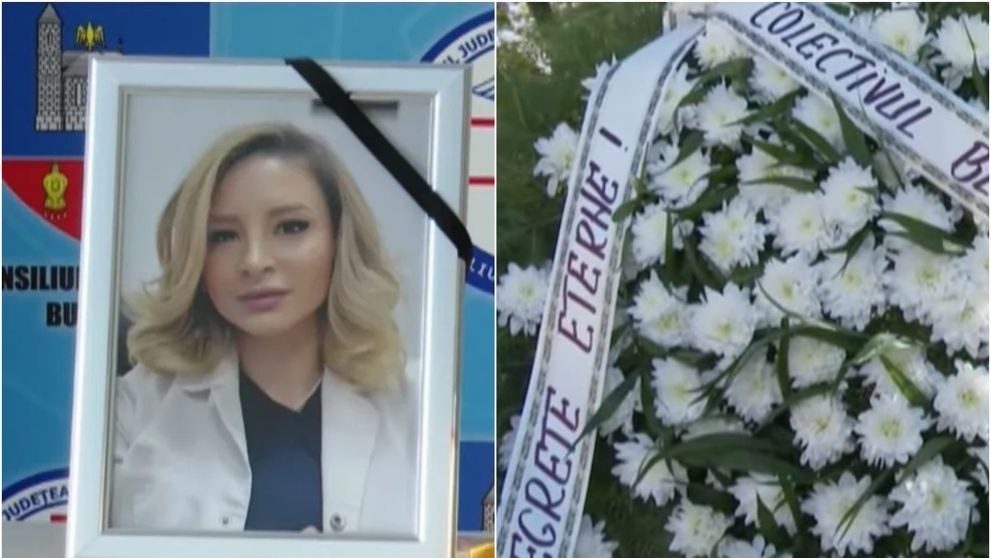 Scene sfâșietoare la capela Spitalului de Urgență Buzău! Zeci de oameni au venit pentru a-și lua rămas bun de la Dr. Ștefania Szabo. Primele imagini