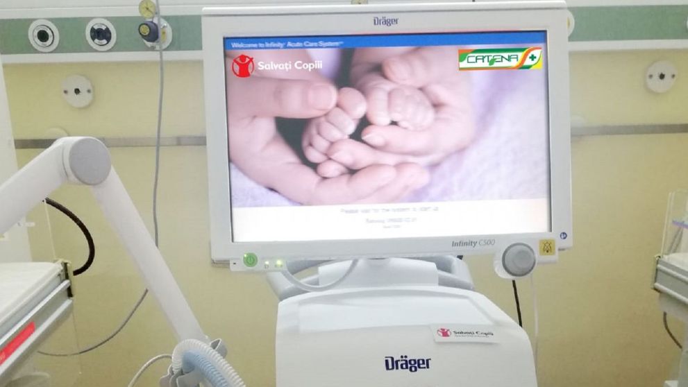 Cinci spitale din București și din țară primesc echipamente și aparatură medicală de la Salvați Copiii