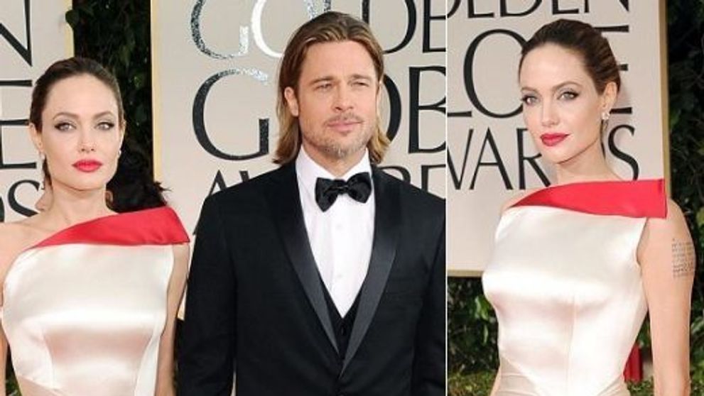 Angelina Jolie si Brad Pitt, cel mai puternic si glamour cuplu din noaptea Globurilor de Aur