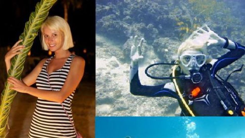 Diana Dumitrescu a inotat printre rechini in Maldive! FOTO