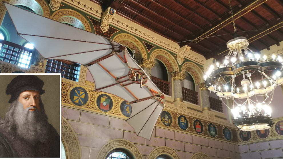 Marile invenții ale lui Leonardo da Vinci, în expoziție la Castelul Cantacuzino din Bușteni
