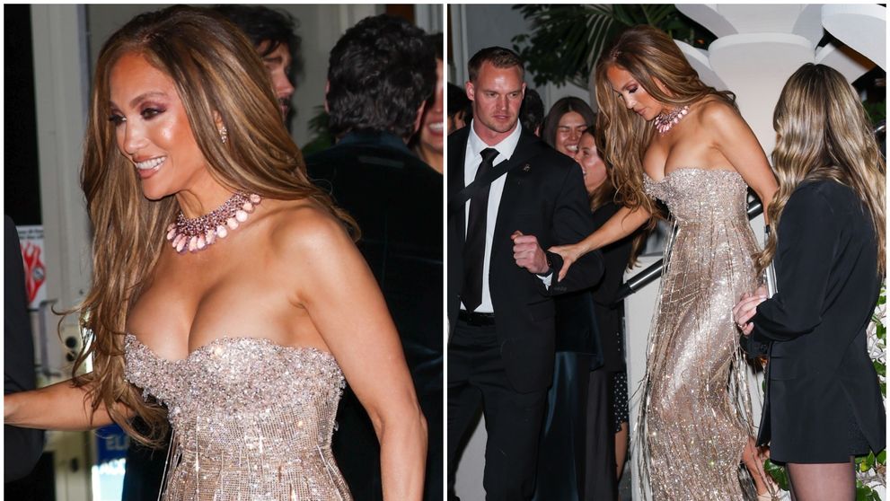 Din față superbă, din spate perfectă. Criticată pe covorul roșu, J.Lo s-a revanșat spectaculos la after party