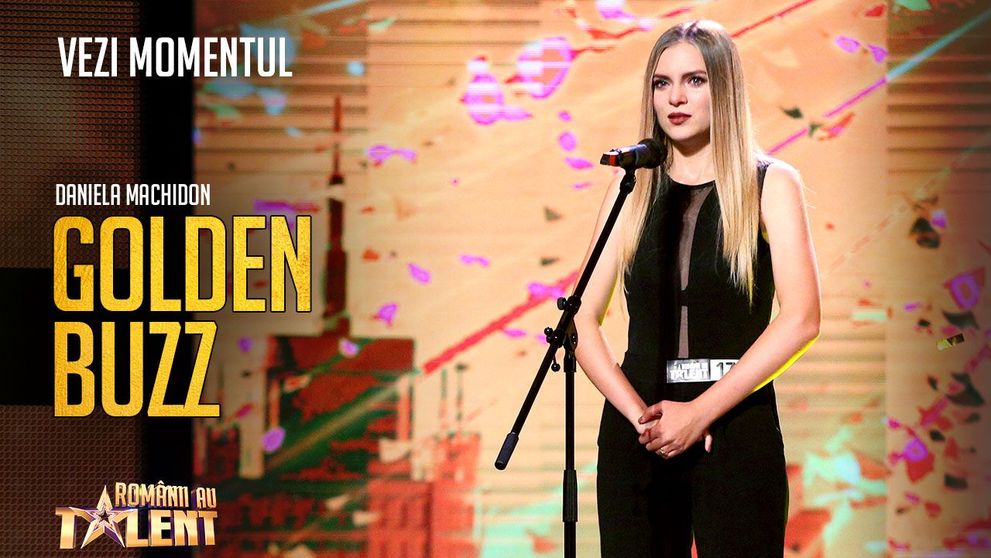 Al patrulea GOLDEN BUZZ la Românii au talent, sezonul 9. Daniela Machidon, ”unul dintre îngerii lui Călinescu”