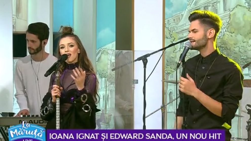 VIDEO Edward Sanda și Ioana Ignat au dat lovitura. Piesa care a strans deja peste 4 milioane de vizualizari, live la Maruta