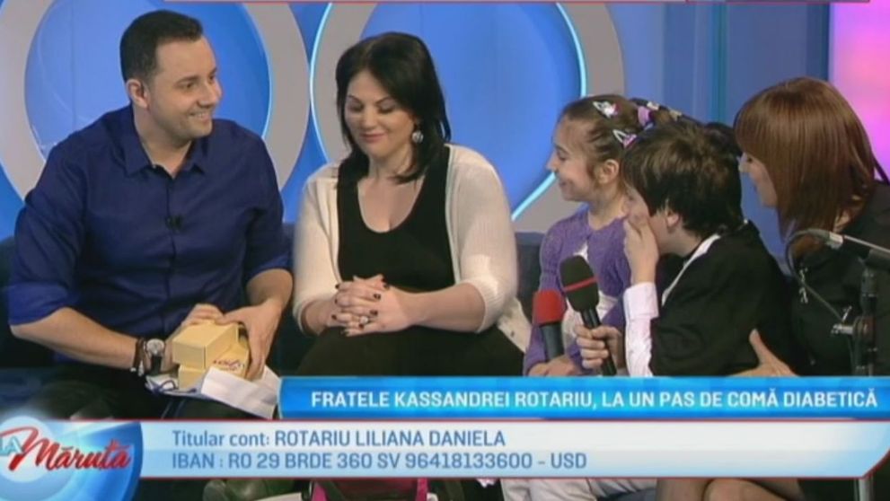 O bucurie pentru o viata chinuita. Surpriza de care au avut parte Kassandra si Cristian Rotariu