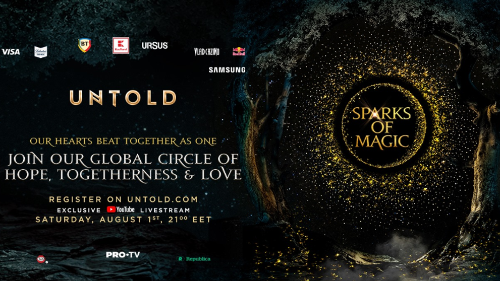 Ultimele zile dedicate festivalului UNTOLD 2020 se vor încheia cu un show transmis la Pro TV, pe 2 august