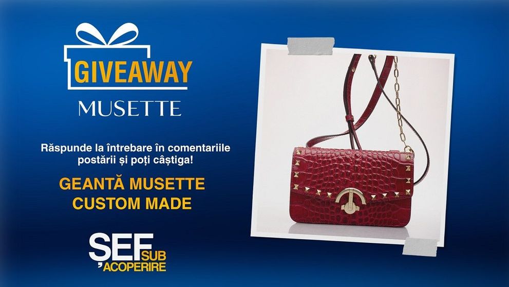GIVEAWAY SĂPTĂMÂNAL | Răspunde la întrebarea de concurs și câștigă o geantă Musette!