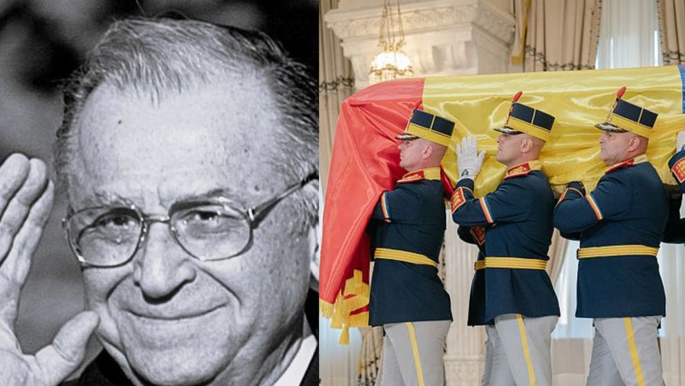 Marele absent de la priveghiul lui Ion Iliescu. Toată lumea se aștepta să îl vadă în primul rând, lângă sicriul fostului președinte