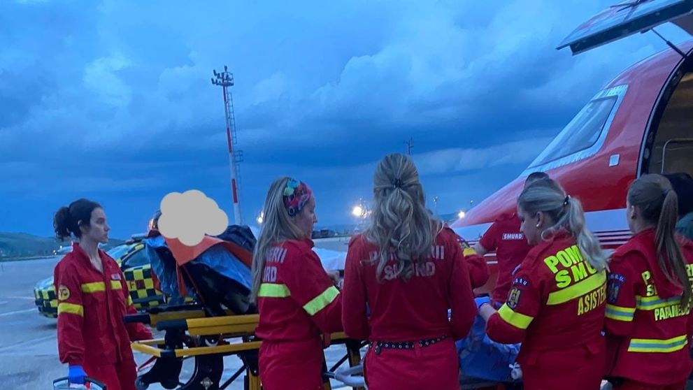 Florin Piersic a fost transferat cu o aeronava SMURD la un spital din București. Actorul suferă de afecțiuni cardiace  FOTO