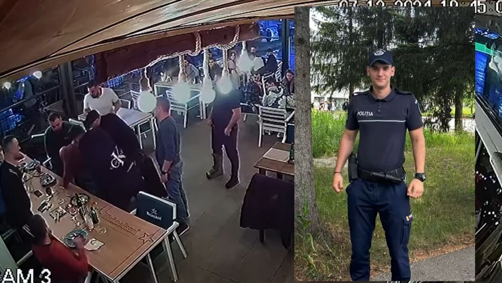 Momentul în care un tânăr, viitor polițist, a salvat de la moarte un bărbat care s-a înecat cu mâncare într-un restaurant: „Prin cunoștințele și curajul său, a reușit să salveze o viață” VIDEO