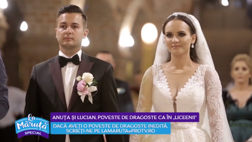 VIDEO Anuța și Lucian, poveste de dragoste ca în 