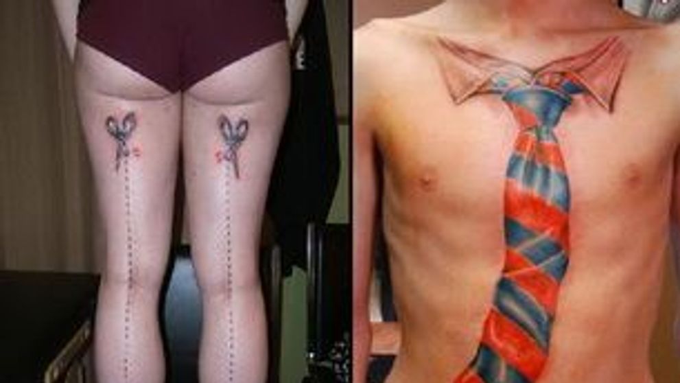 Top 40 cele mai urate tatuaje! Pe culmile penibilului! FOTO