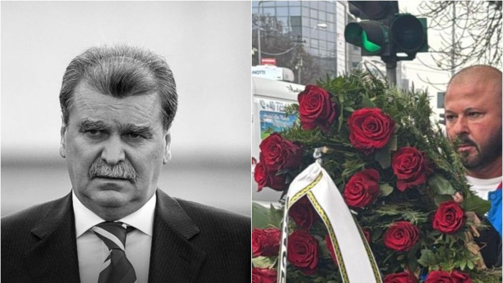 Imaginile durerii de la înmormântarea lui Dinu Gheorghe! Cele mai importante nume din fotbalul românesc s-au strâns să îi aducă un ultim omagiu fostului președinte de la Rapid