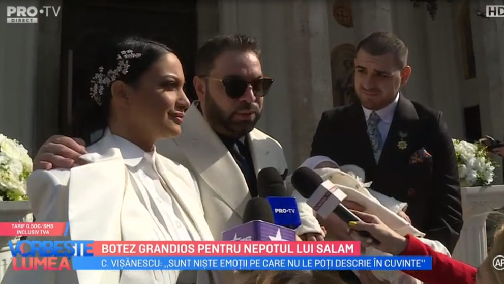 VIDEO Botez grandios pentru nepotul lui Salam