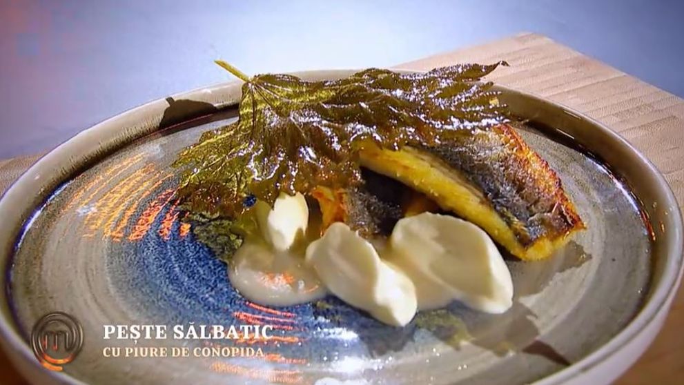 Masterchef 2024, 1 octombrie. Remus Voicu -  Biban de mare cu piure de conopidă