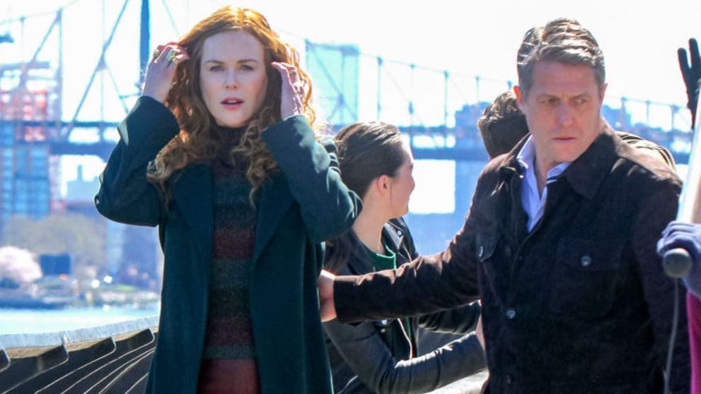 Nicole Kidman și Hugh Grant, primiți cu furie în Shelter Island. Localnicii au blocat filmările unui serial