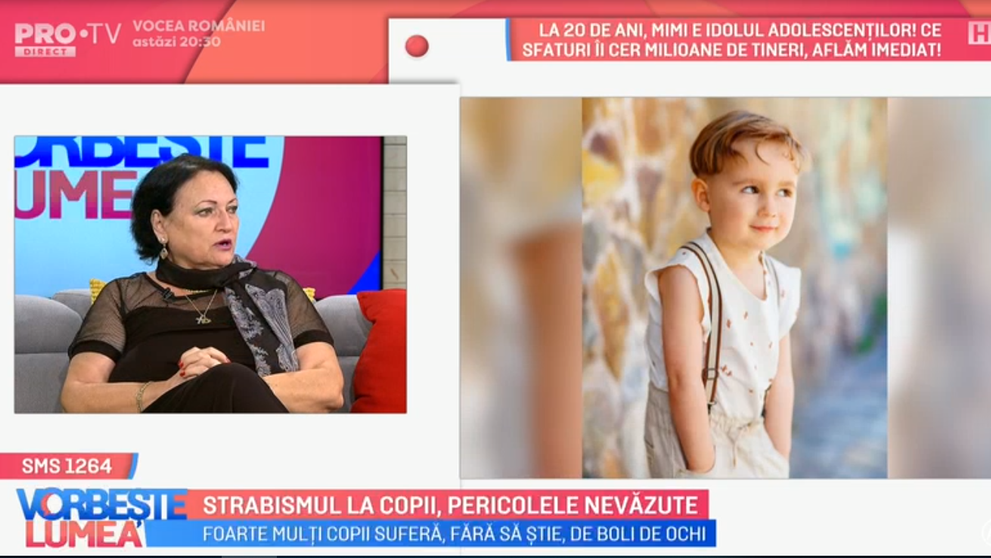 VIDEO Doctor Monica Pop ne explică cum trebuie să evităm strabismul la copii