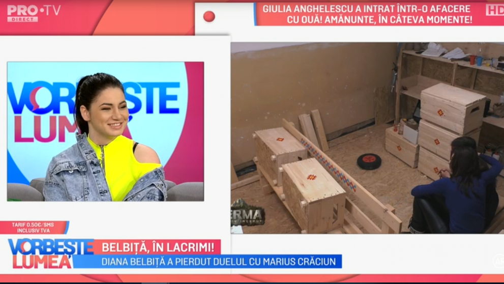 Diana Belbiță, primele declarații după ce a fost eliminată din Ferma. Ce planuri de viitor a anunțat luptătoarea