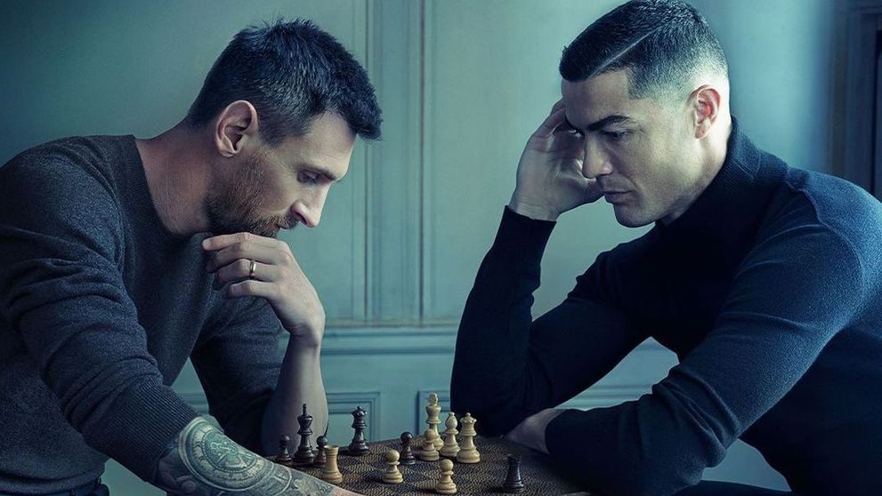 Val de glume după ce Messi și Ronaldo au publicat „fotografia secolului”! Cum au fost editați cei doi rivali