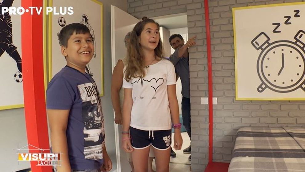 Reacția Cosminei și a lui Gabriel după ce și-au vazut camerele renovate