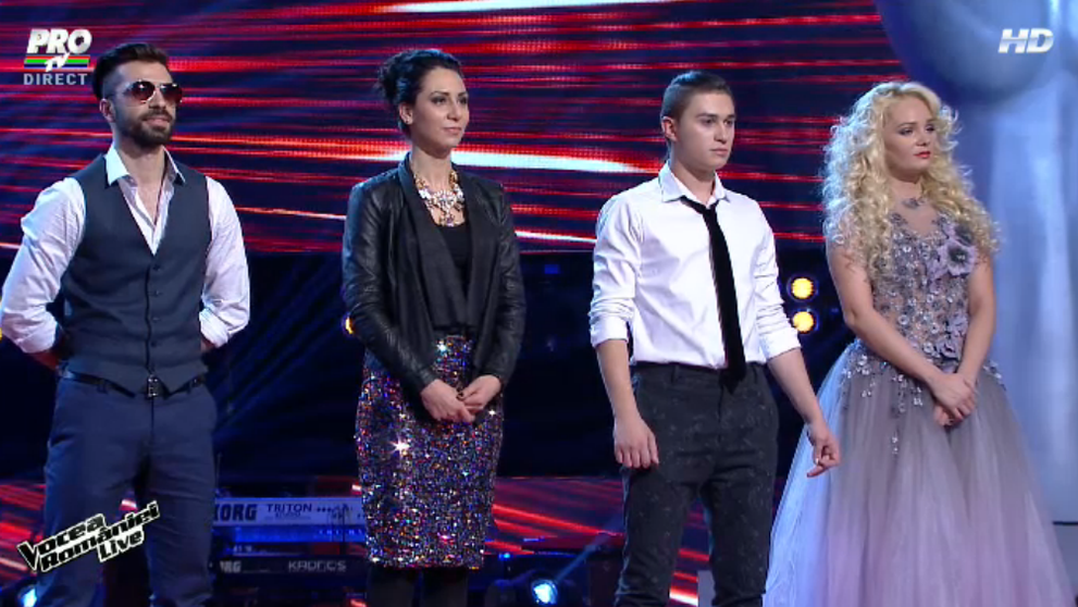 Surpriza de la Vocea Romaniei. Ei merg mai departe dupa primul show LIVE