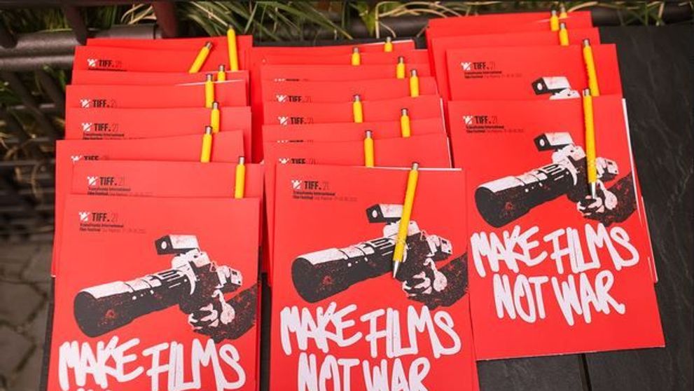 Îndemn la pace în campania de imagine TIFF 2022: Make Films, Not War!