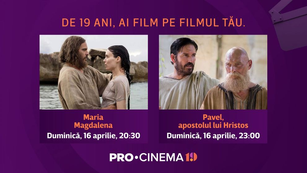 Bucuria aduce bucurie! PRO Cinema a pregătit un program special de Paște
